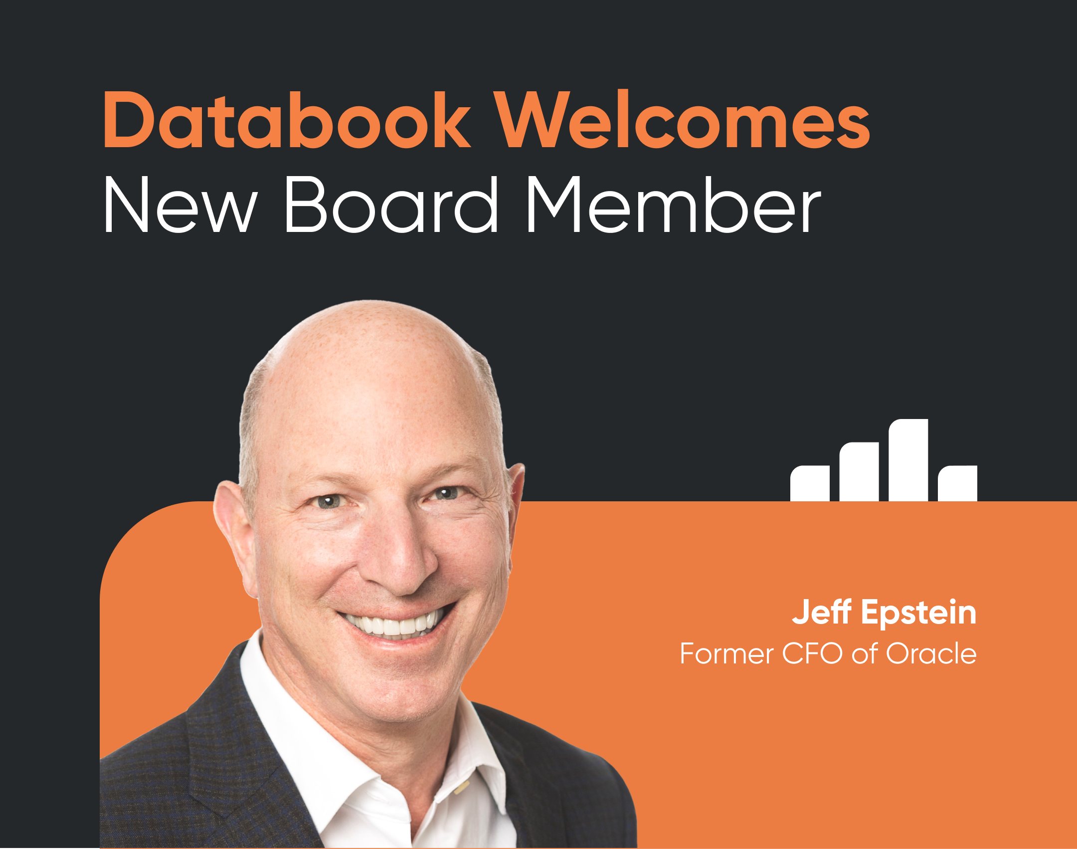 Former Oracle CFO Jeff Epstein to Join Databook Board of Directors